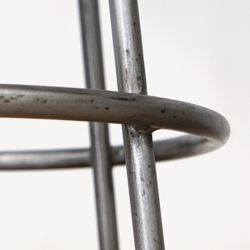 Scandinavische kruk SCANDUS hout en metaal