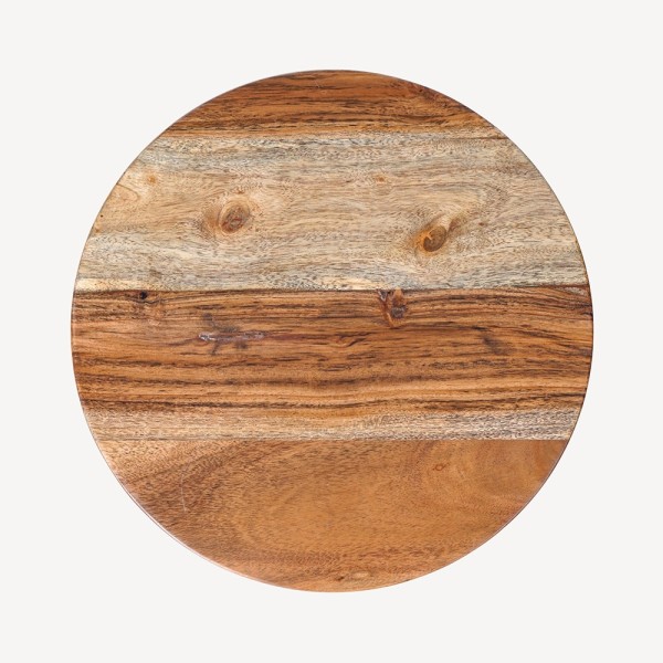 Scandinavische kruk SCANDUS hout en metaal