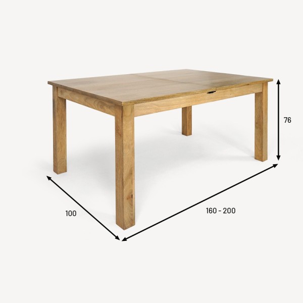 Uitschuifbare tafel - Nuri