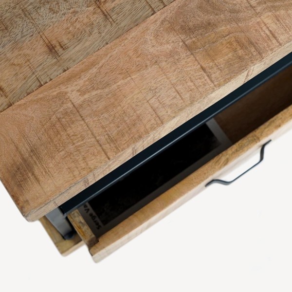Salontafel van hout en metaal - Cambridge