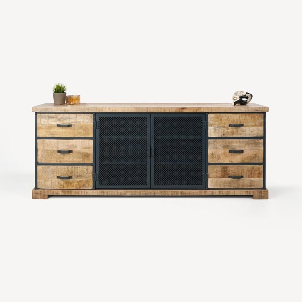 Industrieel buffet 200 cm - Cambridge