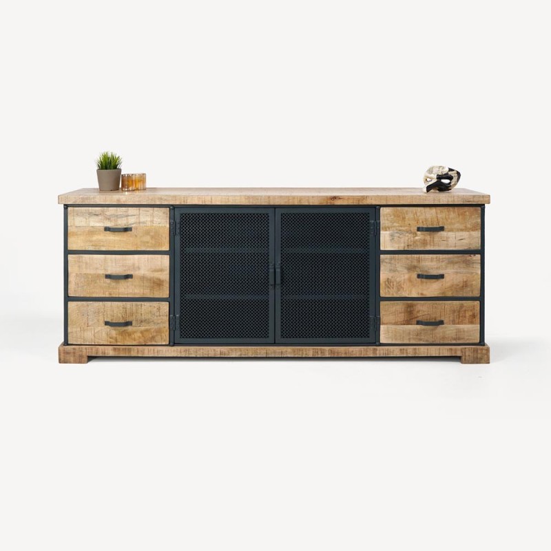Industrieel buffet 200 cm - Cambridge