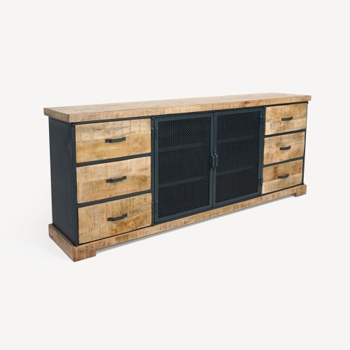 Industrieel buffet 200 cm - Cambridge