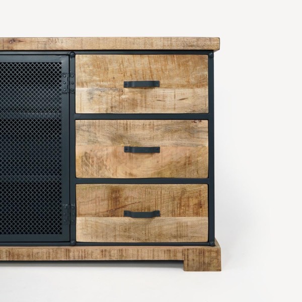 Industrieel buffet 200 cm - Cambridge