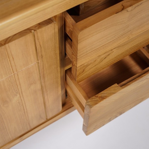 Massief teak badkamermeubel 120 cm - Pragati