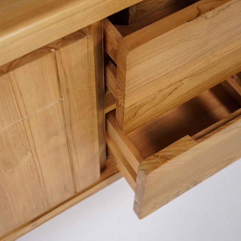 Massief teak badkamermeubel 120 cm - Pragati