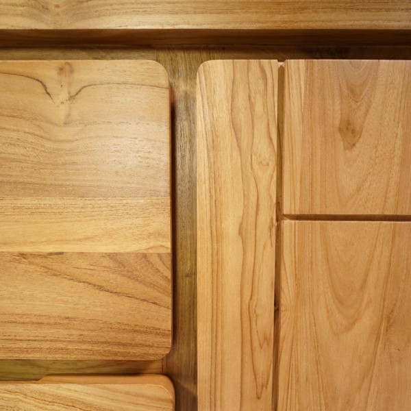 Massief teak badkamermeubel 120 cm - Pragati