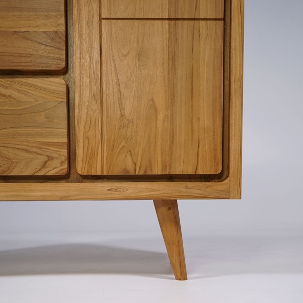 Massief teak badkamermeubel 120 cm - Pragati