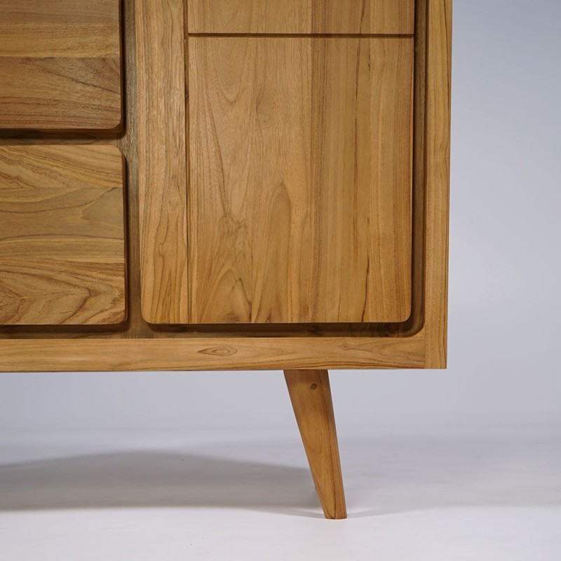 Massief teak badkamermeubel 120 cm - Pragati