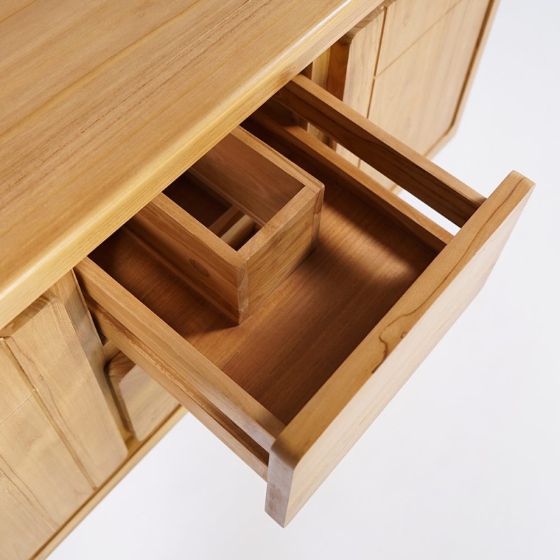 Massief teak badkamermeubel 120 cm - Pragati