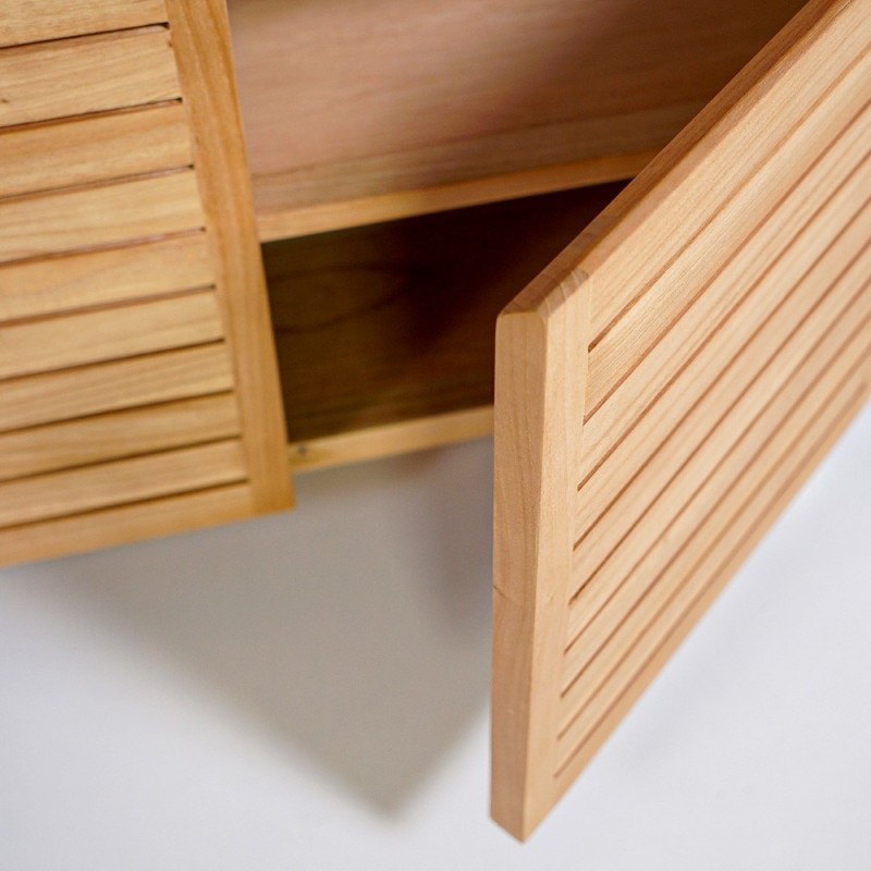 Massief houten badmeubel 80 cm - Reva