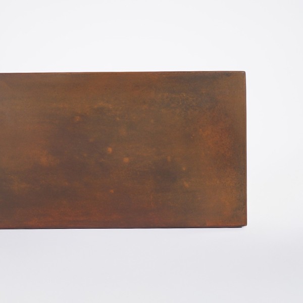 Rechthoekige betonnen waskom - Vintage bruin - Slate Wave