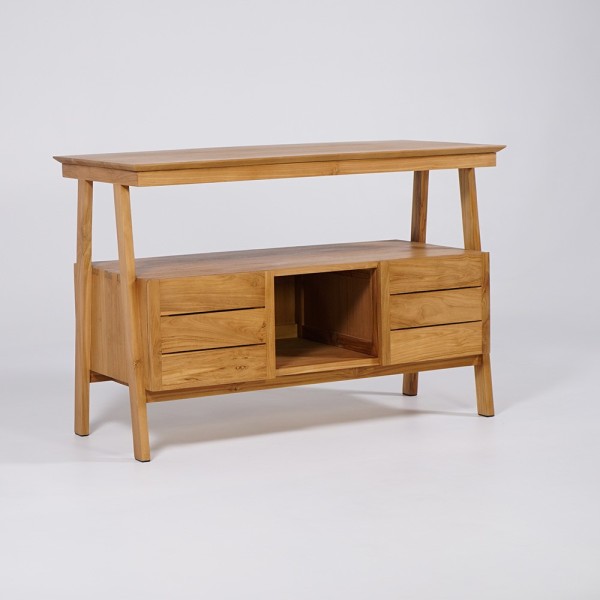 Massief teak badmeubel 120 cm - Nandini