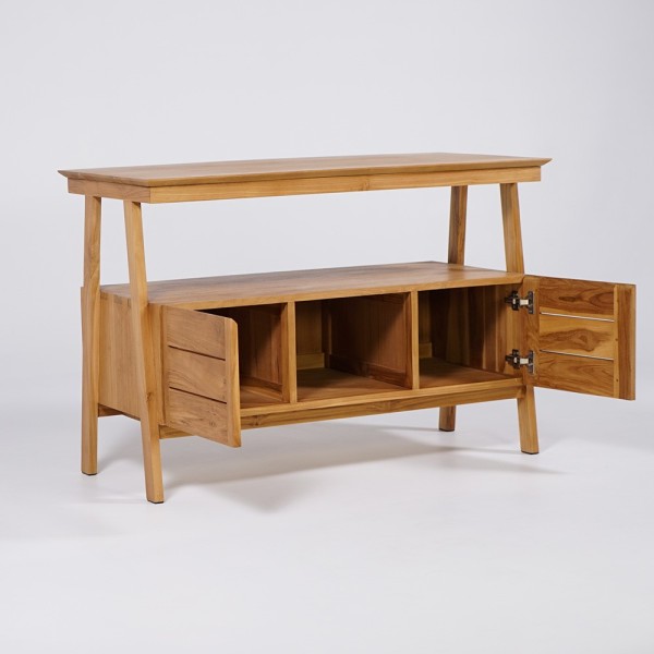Massief teak badmeubel 120 cm - Nandini