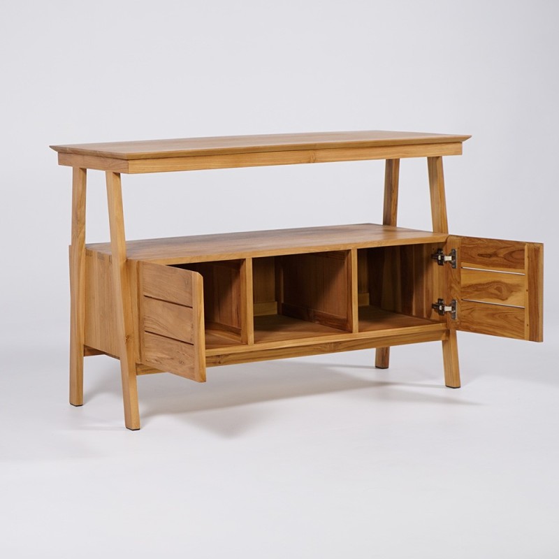 Massief teak badmeubel 120 cm - Nandini