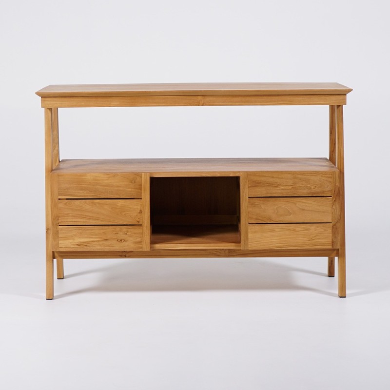 Massief teak badmeubel 120 cm - Nandini