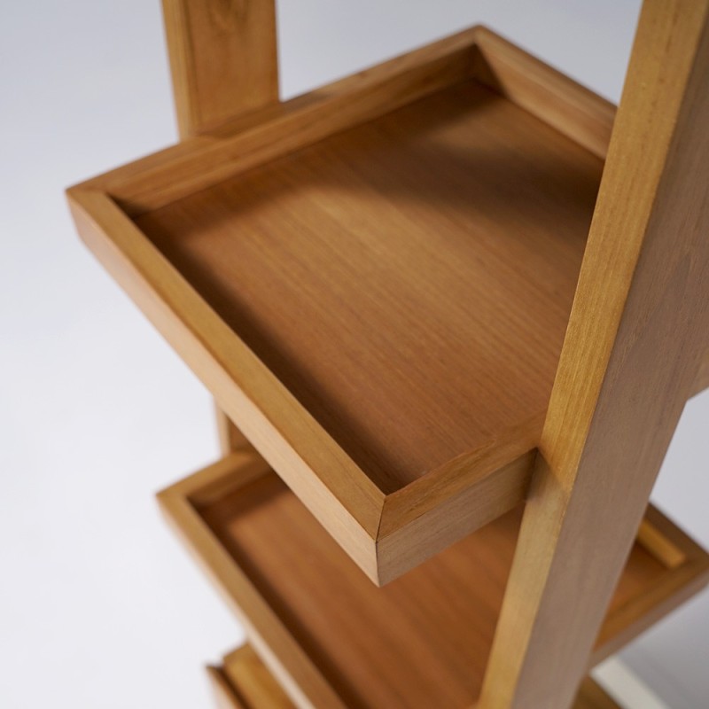 Kolom van massief teakhout - Nandini