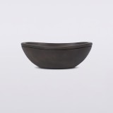 Betonnen waskom diep antraciet - Mineral blend