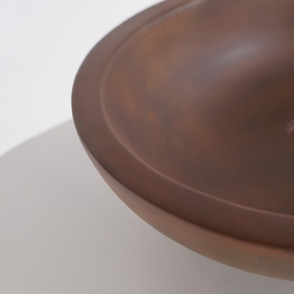 Ovale betonnen waskom - Vintage bruin - Raw Blend