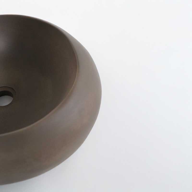 Ronde betonnen waskom - Natuurlijke kleur - Concrete Essence