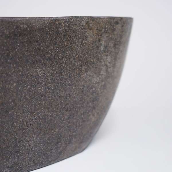 Gepolijste vrijstaande wastafel natuursteen - River Stone