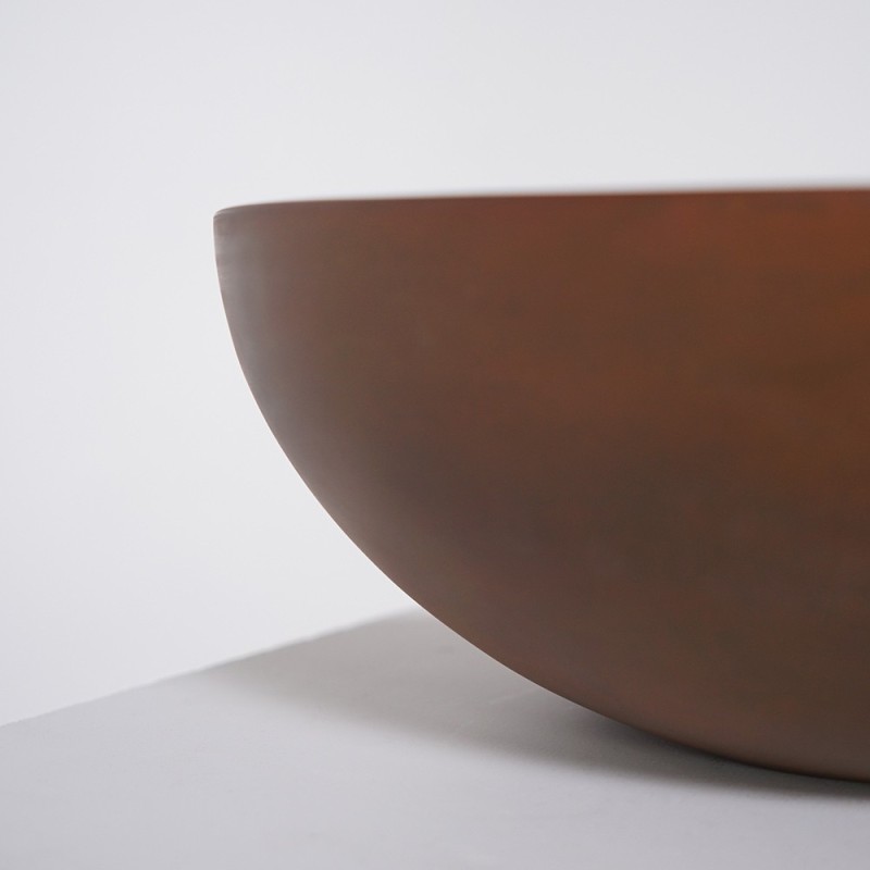 Ronde betonnen waskom - Vintage bruin - Urban Rock