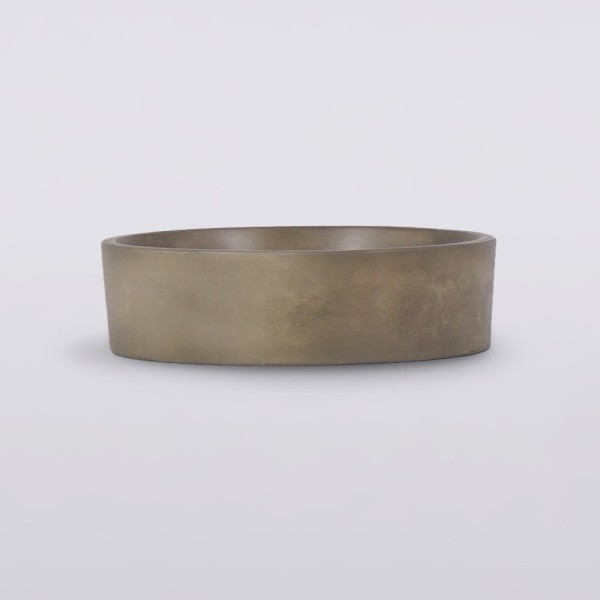 Rond betonnen waskom - Natuurlijke kleur - Mineral