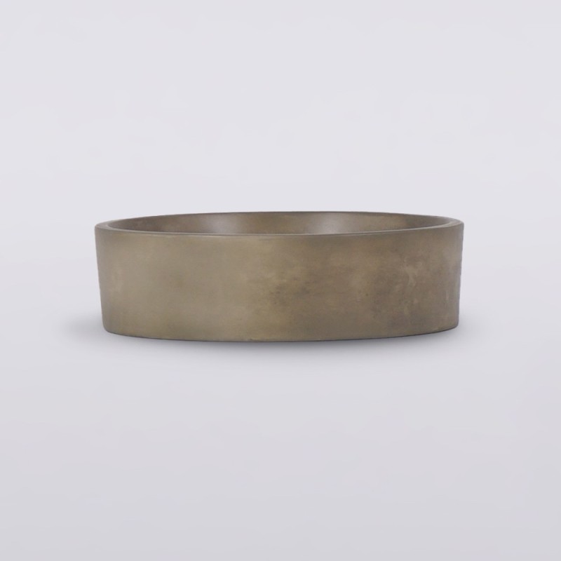 Rond betonnen waskom - Natuurlijke kleur - Mineral