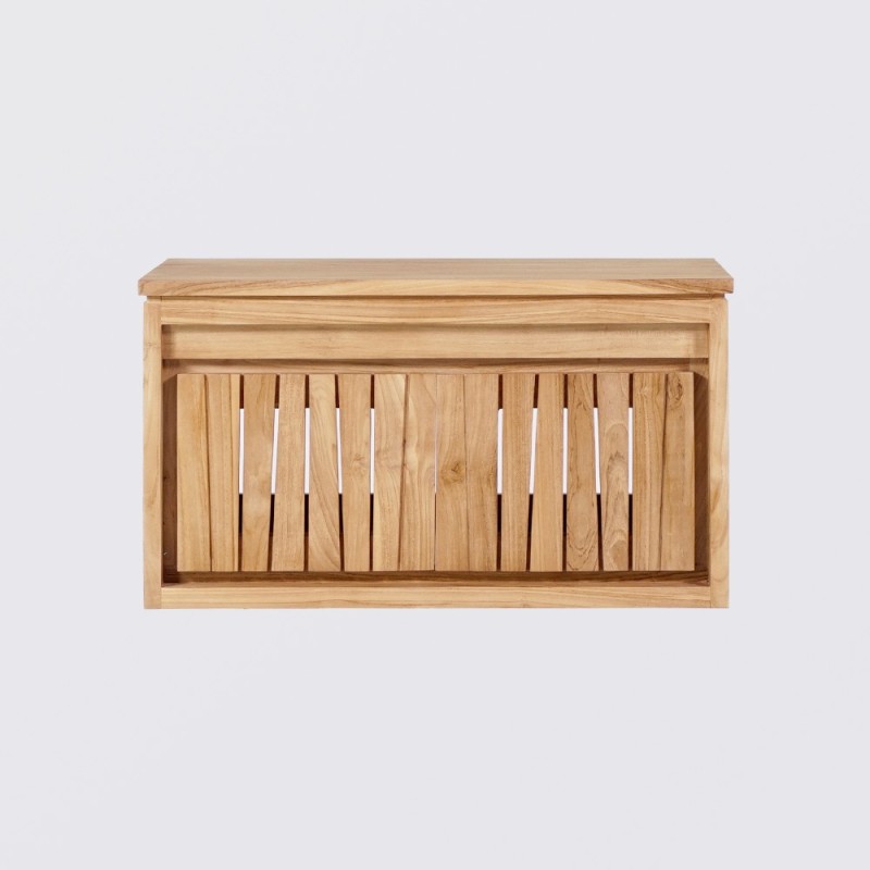 Natuur houten badkamermeubel 80 cm - Neo