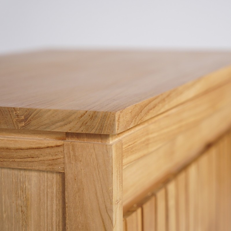 Natuur houten badkamermeubel 80 cm - Neo