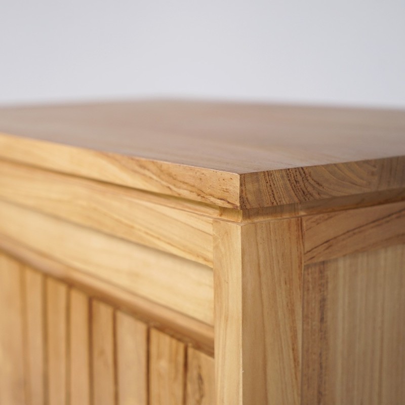 Natuur houten badkamermeubel 80 cm - Neo