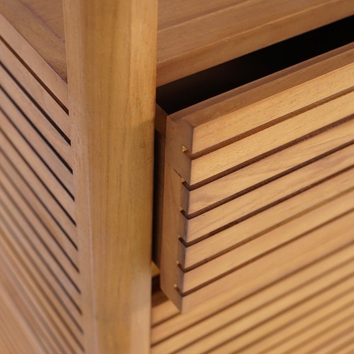 Teak houten badkamerkolom - Kama