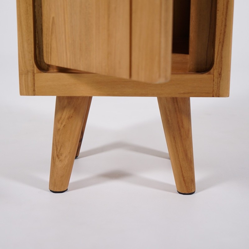 Badkamer kolomkast van natuurlijk hout - Pragati