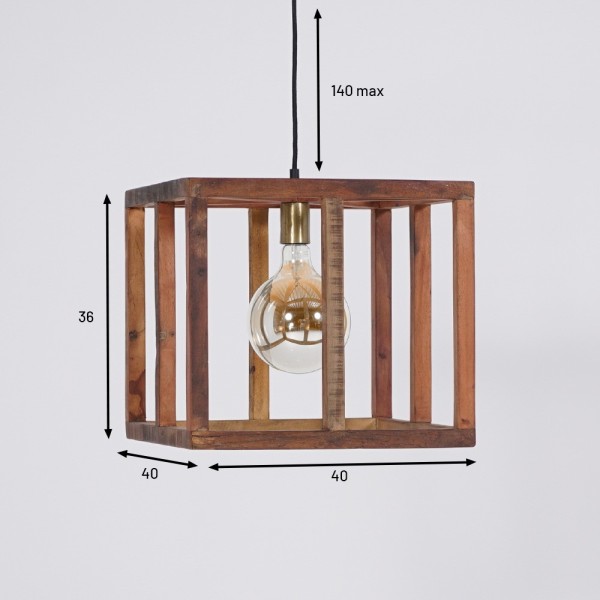 Hangdecoratie van natuurlijk hout - Natuur