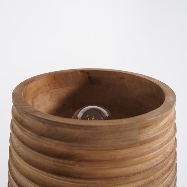 Vloerlamp van natuurlijk hout - Nomade