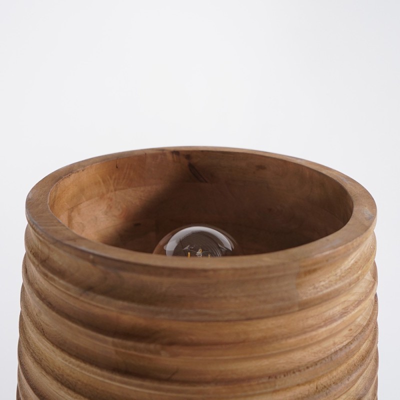 Vloerlamp van natuurlijk hout - Nomade