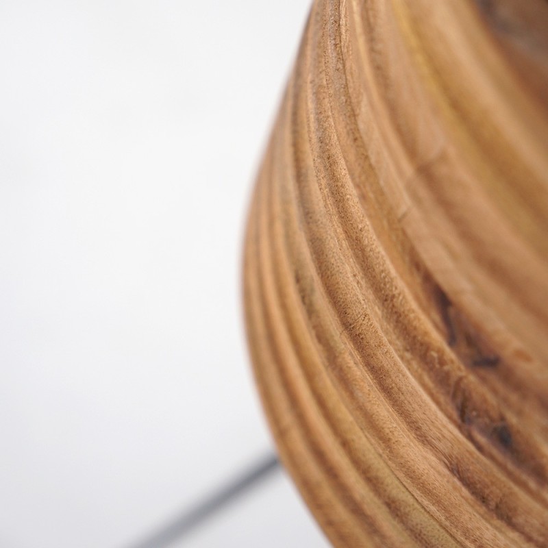 Vloerlamp van natuurlijk hout - Nomade