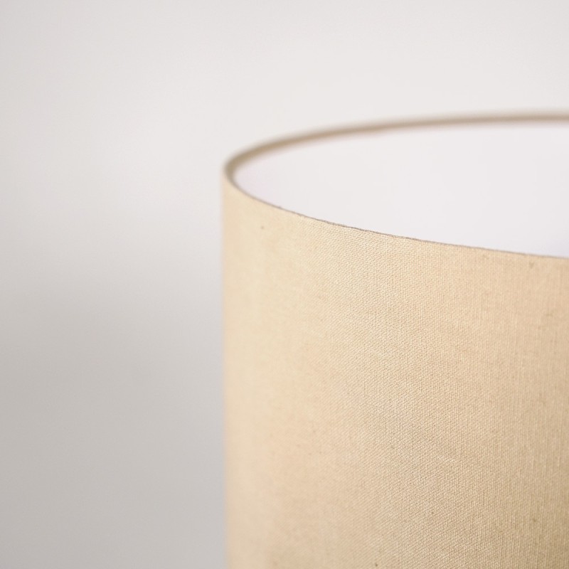 Tafellamp met naturel houten voet - Heritage