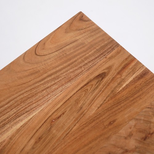 Natuurhouten salontafel met metalen poten - Helix