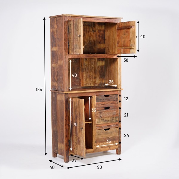 Bureau in gerecycled hout - Terra Nova