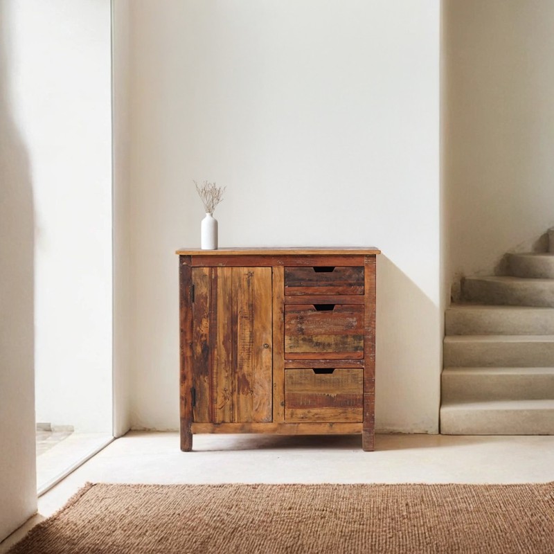 90 cm dressoir van gerecycled hout - Terra Nova