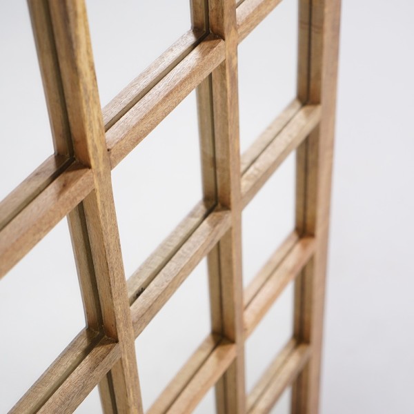 Spiegel 100 x 159 cm met frame van natuurlijk hout