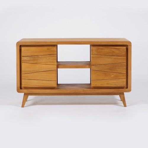 Badkamermeubel dubbele wasbak 140 cm - Sahar