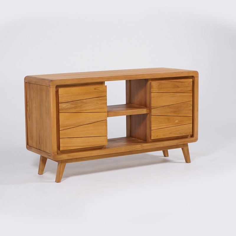 Badkamermeubel dubbele wasbak 140 cm - Sahar