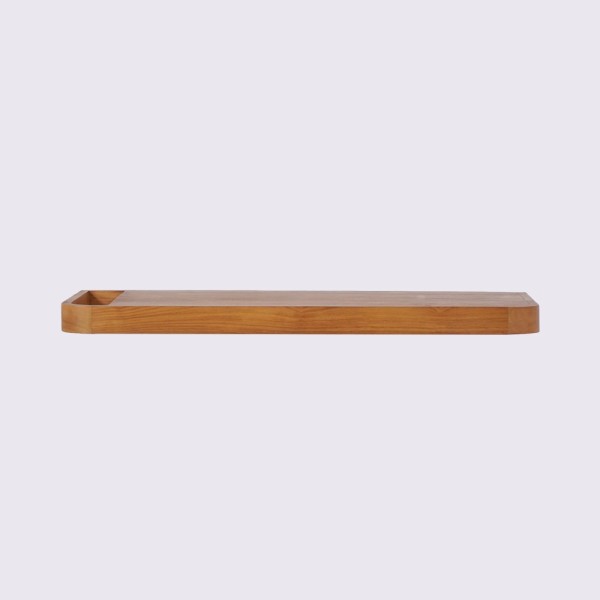Teakhouten wandplank voor wastafel - Lattis