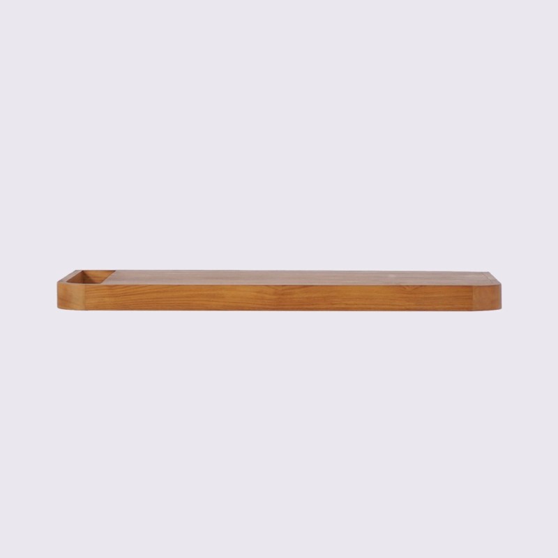 Teakhouten wandplank voor wastafel - Lattis