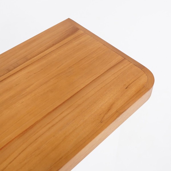 Teakhouten wandplank voor wastafel - Lattis
