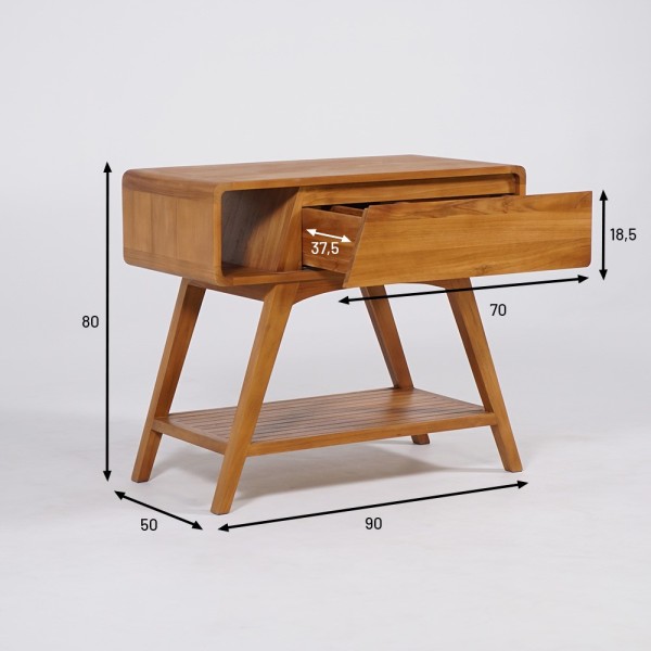 Massief teak badkamermeubel - Amrita
