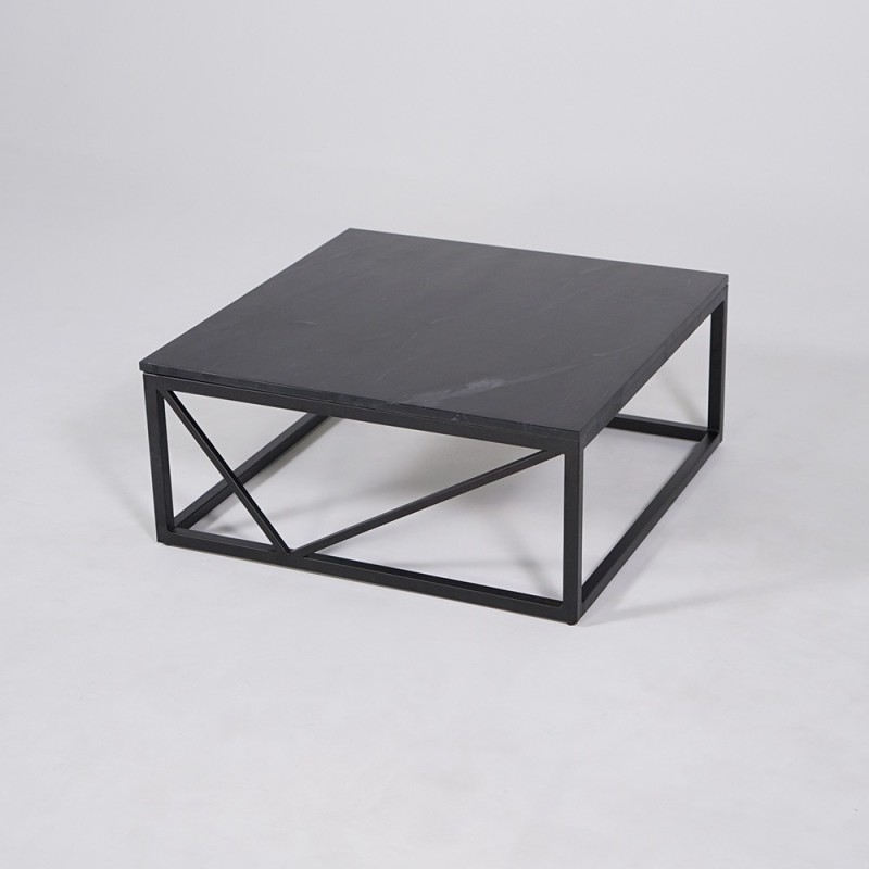 Zwart marmeren salontafel - Verona