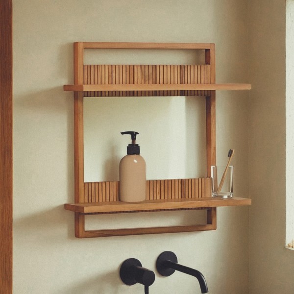 Massief teak houten plank - Aesesa